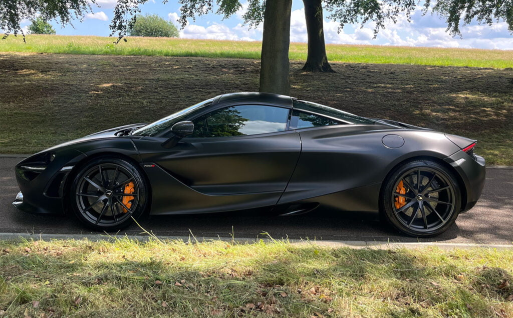 Hire McLaren Matte Black 720 S - Rent From Royal Rentals